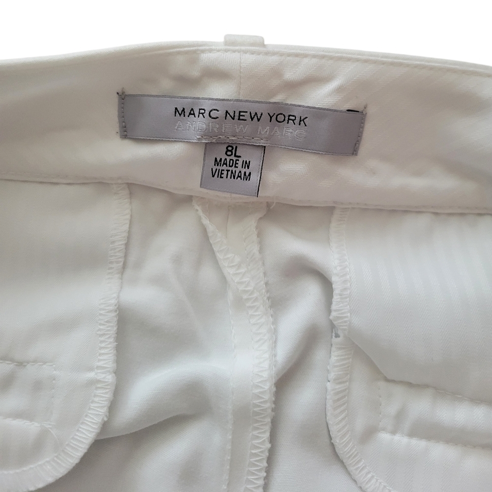 Marc New York White Flare Cut Pants - Picture 5 of 6